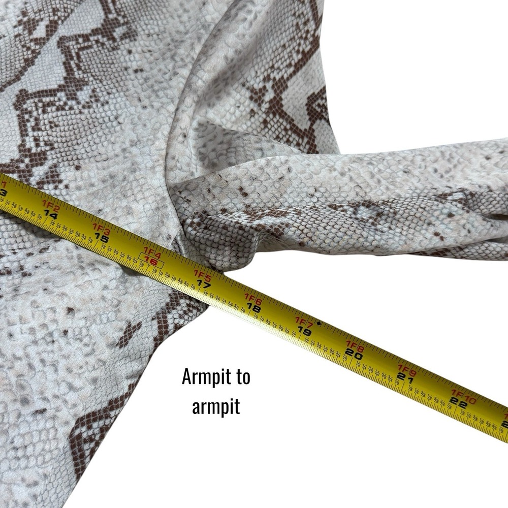 NEW Bishop + Young Satin Iconic Python Print Ligh… - image 11